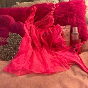 Hot pink nightie